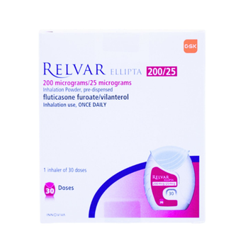 Relvar Ellipta 200/25/Mcg Inhalation 1Piece
