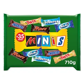 Best of Minis Chocolate Bars Pouch 35×710g