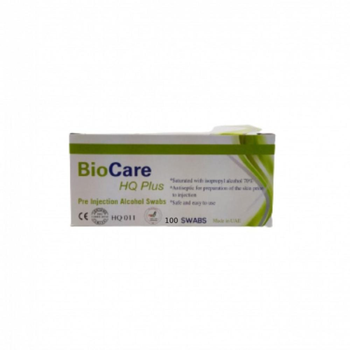 Bio Care Medical Swabs 100Tablets