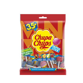 Chupa Chups Mini Lollipops Assorted 35 Pieces