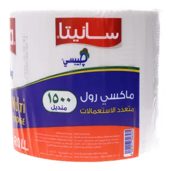 سانيتا مناديل رول ماكسي 1500منديل 1قطعة
