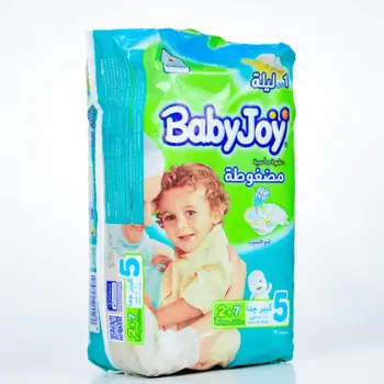 بيبي جوي حفاضات حشوة ماسية مضغوطة كبير 9قطعة