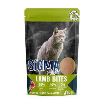 Sigma Cat Bites with Lamb 60g