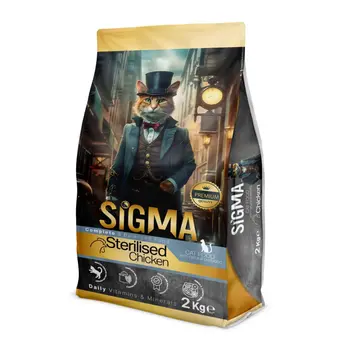 Sigma Sterilized Cat Food with Chicken 2Kg