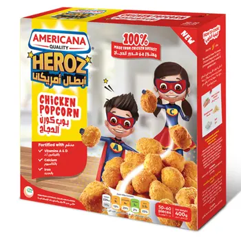أمريكانا بوب كورن دجاج 400جرام