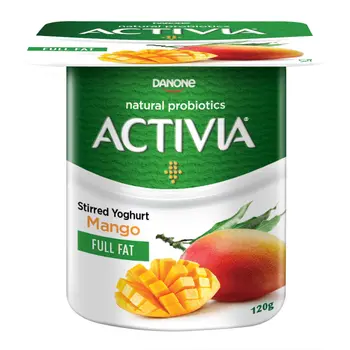 أكتيفيا زبادي كامل الدسم مانجو 120جرام