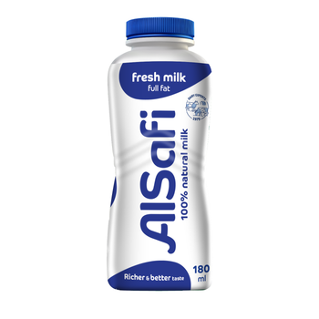 Alsafi Fresh Full Fat Milk 180ml