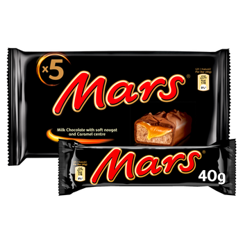 Mars Milk Chocolate Nougat Bar 5x40g