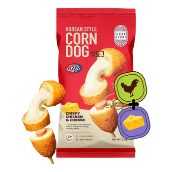 جود سول كوري ستايل ذرة دوغ مقرمش دجاج & جبن 320جرام