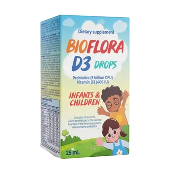 Bioflora Probiotics & D3 Drops for Infants 25ml
