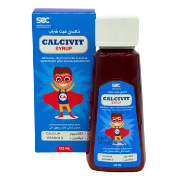 SEC Calcivit Fruit Cocktail Syrup 125ml