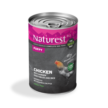 Pet Interest Naturest The wild Way Chicken with Garden Vegetables For Puppy 400g