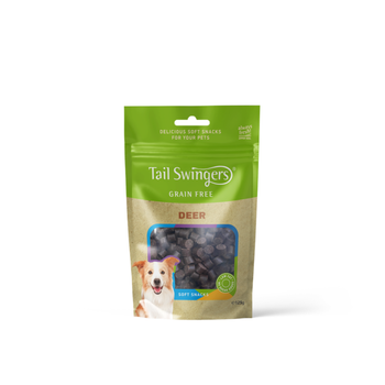Pet Interest Tail Swingers Grain Free Deer Snacks 125g