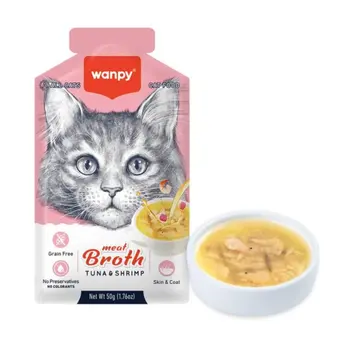 Wanpy Meat Broth Tuna & Shrimp 50g