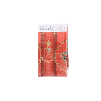 Red Ramadan Table Cover 137×180Cm 1Piece