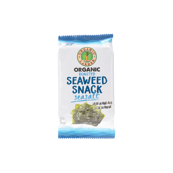 Organic Larder Roasted Sea Salt Seaweed Snack 5g