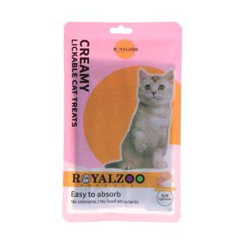 رويال زو مكافآت قطط صغيرة دجاج وحليب فاخرة 5×15جرام