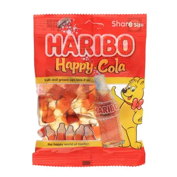Haribo Happy Cola Sour Jelly Candy 80g