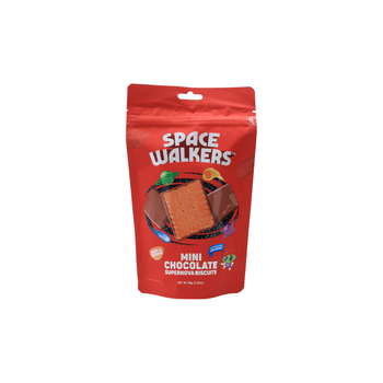 رواد الفضاء قطع بسكويت مغطاة بشوكولاتة بالحليب 80جرام