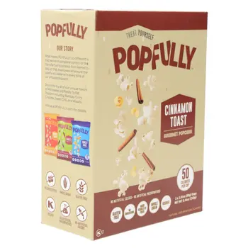 بشكل شعبي حبوب ذرة فشار الميكرويف بالقرفة 240جرام