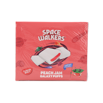 سبيس وللكر حلوى المارشميلو محشوة بجيلي بنكهة مربى الخوخ 8جرام