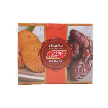 Fonte Date Maamoul 16x18g Pack