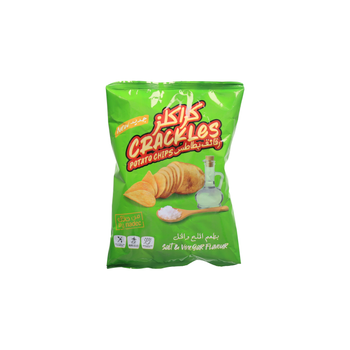 Nadec Crackles Salt & Vinegar Chips 40g
