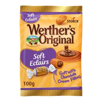 ستورك سوفت إكلير حلاوى التوفي محشوة بالشوكولاتة 100 جرام