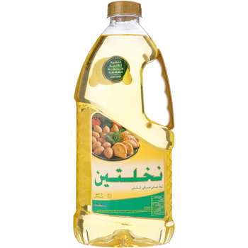 نخلتين زيت نباتي ثلاثي التكرير 1.5لتر