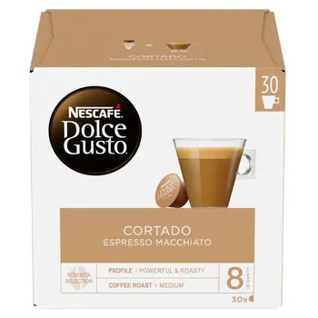 Nescafe Dolce Gusto Cortado Espresso Macchiato XL Pods 30 Pack