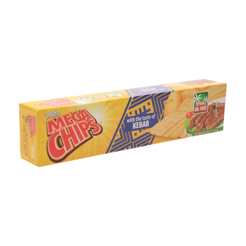 ميجا شيبس رقائق بطاطس بالكباب 50جرام