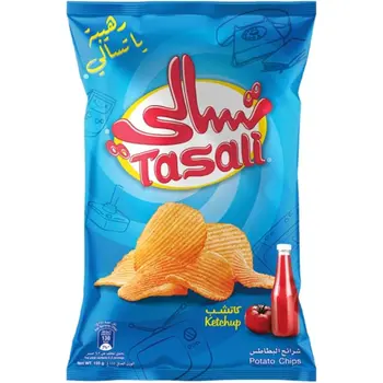 تسالي رقائق البطاطس بنكهة الكاتشب 160جرام