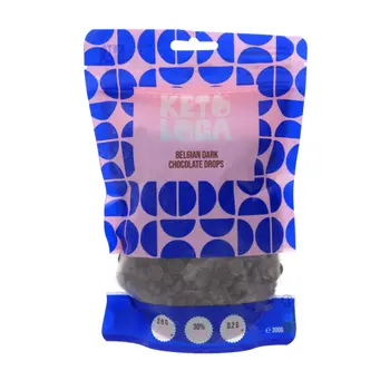 Keto-Loca® 56% Dark Belgian Chocolate Drops 300g
