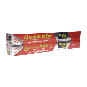 Maog Heavy-Duty Aluminum Foil 2 Pack 45x600cm