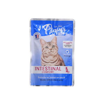 بلازير كير أكياس طعام للقطط لراحة الجهاز الهضمي 85جرام