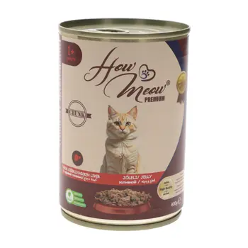 هاو مياو طعام قطط بريميوم بكبد الدجاج 400جرام