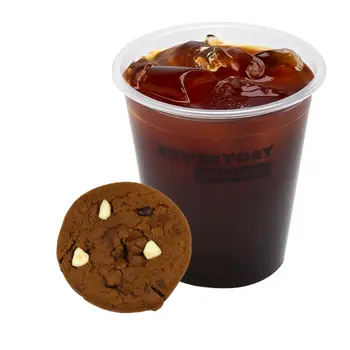 Iced Americano and Chocolate Cookies Combo