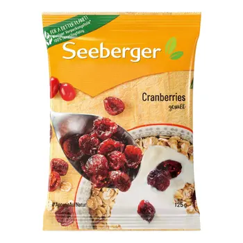 Seeberger Soft Cranberries 125g