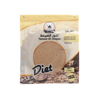 Tannour Healthy Oat Bread No Sugar Added 6x240g