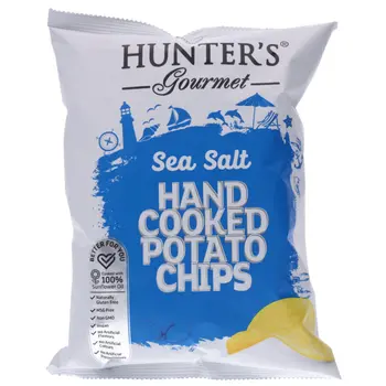 Hunter's Sea Salt Potato Chips 125g