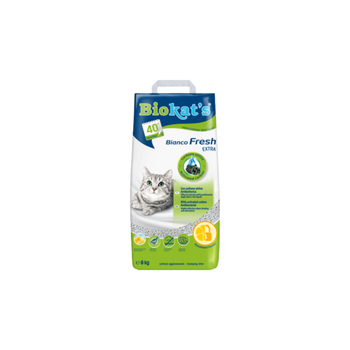 Biokats Bianco Fresh White Cat Litter With Spring Scent 8Kg