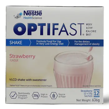 Nestlé Optifast Milk Shake Strawberry Flavor 12×53g