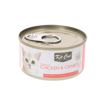 Kit Cat Chicken & Crabstick Wet Cat Food 80g