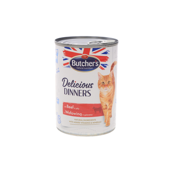 Butcher's Beef Chunks in Jelly Cat Food 400g