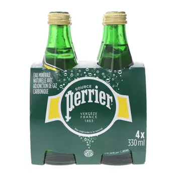Perrier Natural Sparkling Mineral Water 6x200Ml