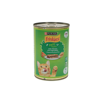 بورينا فريسكيس طعام قطط دجاج وخضار في شانك بوند 400جرام