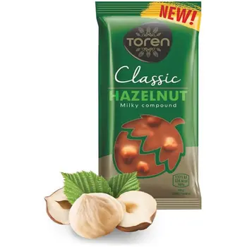 Toren Classic Hazelnut Chocolate 50g