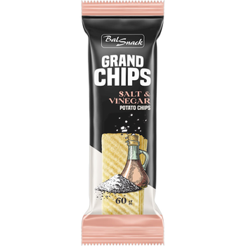 BalSnack Salt & Vinegar Potato Chips 60g