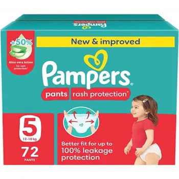 Pampers Baby Pants Diapers #5 72Pieces