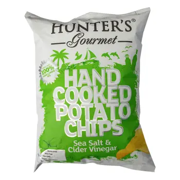 Hunter's Sea Salt & Cider Vinegar Chips 125g